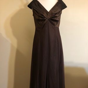 KM Collections by Milla Bell Brown Formal Dress